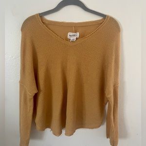 For The Republic Mustard Yellow Women’s Long Sleeve Shirt